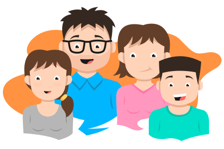 Unterstützung für die Familie