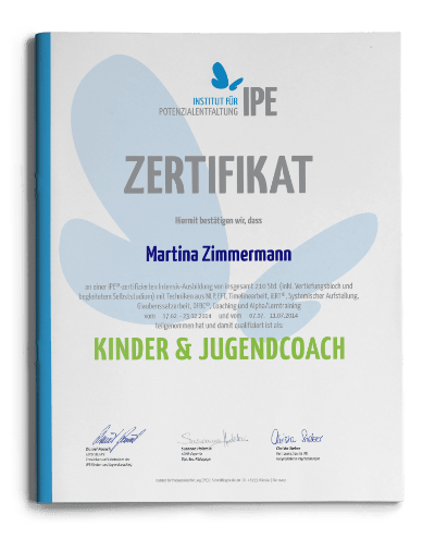 Zertifikat IPE Kinder- und Jugendcoach